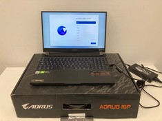 AORUS 15P XC 512 GB SSD LAPTOP (ORIGINAL RRP - €1262) IN BLACK: MODEL NO RX5L (WITH BOX AND CHARGER, ONLY WORKS PLUGGED IN (WITH CHARGER)). I7-10870H, 32 GB RAM, , NVIDIA GEFORCE RTX 3070 [JPTZ5146].