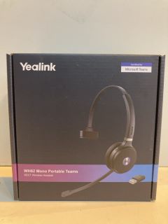 YEALINK WH62 MONO PORTABLE TEAMS DECT WIRELESS HEADSET