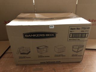 BANKERS BOX STORAGE CONTAINERS