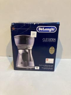 DELONGHI CLESSIDRA HIGH QUALITY FILTER COFFEE MAKER
