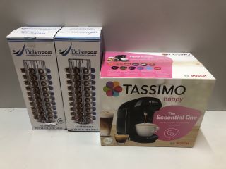 3 X KITCHEN ITEMS INC TASSIMO COFFEE MACHINE