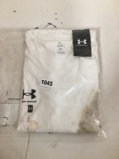 UNDER ARMOUR MEN'S CHALLENGER TEE IN WHITE - SIZE L