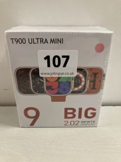 BIG T900 ULTRA MINI 49MM 2.02 INFINITE DISPLAY SMART WATCH (SEALED)