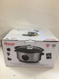 SWAN 3.5L SLOW COOKER WITH STAINLESS STEEL FINISH