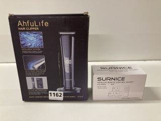 2 X ASSORTED ITEMS TO INCLUDE AHFULIFE HAIR CLIPPER