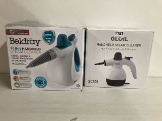 2 X ASSORTED ITEMS TO INCLUDE GLOIL HANDHELD STEAM CLEANER