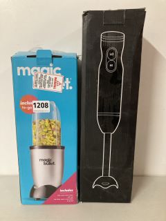 2 X ASSORTED ITEMS TO INCLUDE MAGIC BULLET BLENDER