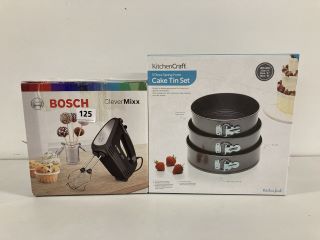 2 X ASSORTED ITEMS TO INCLUDE BOSCH CLEVER MIXX