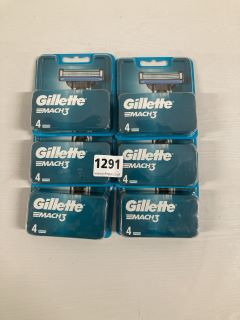 6 X PACKS OF GILLETTE MACH 3 RAZORS (18+ ID REQUIRED)