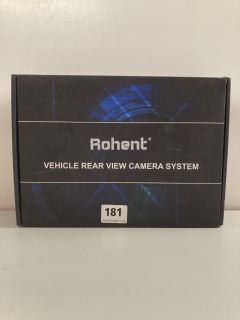 ROHENT VEHICLE REAR VIEW CAMERA SYSTEM