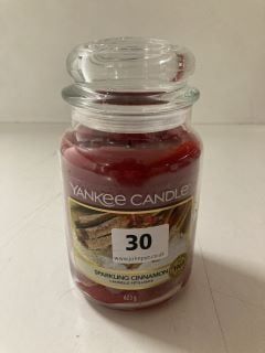 YANKEE CANDLE 623G IN SPARKLING CINNAMON