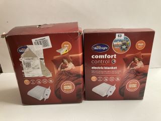 2 X SILENT NIGHT ELECTRIC BLANKETS