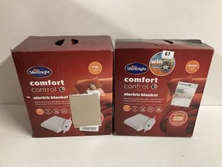 2 X SILENT NIGHT ELECTRIC BLANKETS