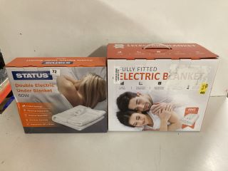 2 X ASSORTED ELECTRIC BLANKETS TO INCLUDE STATUS