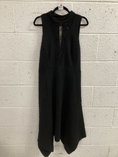 WOMEN'S DESIGNER DRESS IN BLACK - SIZE L - RRP £140
