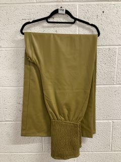 WOMEN'S DESIGNER DRESS IN KHAKI - SIZE S - RRP £160