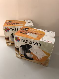 2 X BOSCH TASSIMO STYLE COFFEE MACHINES