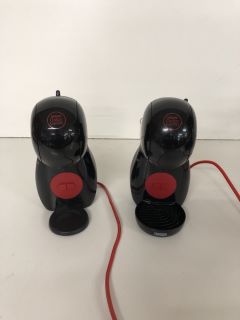 2 X DELONGHI DOLCE GUSTO COFFEE MACHINES