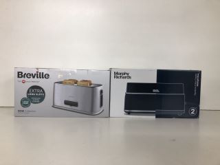 2 X TOASTERS TO INCLUDE MORPHY RICHARDS AND BREVILLE