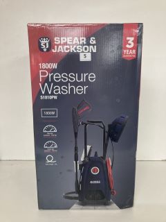 SPEAR AND JACKSON 1800W PRESSURE WASHER S1810PW