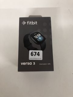 FITBIT VERSA 3 SMARTWATCH AND GPS