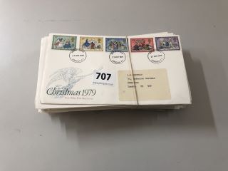 A BUNDLE OF BRITISH AND INTERNATIONAL VINTAGE FIRST DAY COVERS ETC