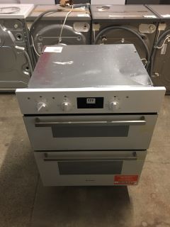 INDESIT BUILT IN DOUBLE OVEN - MODEL IDU6340WH