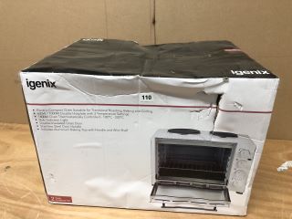 IGENIX ELECTRIC COMNPACT OVEN WITH HOT PLATES
