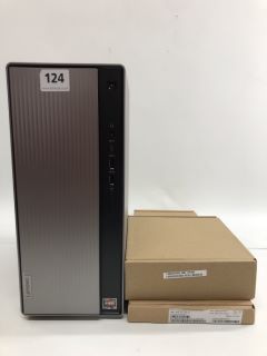 LENOVO IDEACENTRE 5 14ACN6 PC IN SILVER. (WITH BOX) (POWER FAULT HARD DRIVE REMOVED TO BE SOLD AS SALVAGE/SPARES).   [JPTN38160]