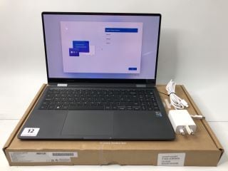 SAMSUNG GALAXY BOOK3 360 256GB LAPTOP IN GREY: MODEL NO NP750QFG-KA2 (WITH BOX & CHARGE CABLE). INTEL CORE I5-1340P, 8GB RAM,   [JPTN38431]