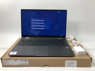 SAMSUNG GALAXY BOOK3 360 256GB LAPTOP IN GRAPHITE: MODEL NO 750QFG-KA2 (WITH BOX & CHARGER  CABLE). INTEL CORE I5 1340P, 8GB RAM,   [JPTN38374]