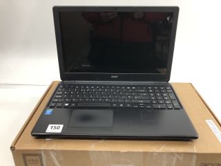ACER LAPTOP LAPTOP IN BLACK. (WITH BOX) (HARD DRIVE REMOVED TO BE SOLD AS SALVAGE SPEAR PARTS).   [JPTN38444]