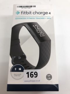 FITBIT CHARGE 4 SMARTWATCH IN BLACK. (WITH BOX & CHARGE CABLE)  [JPTN37607]