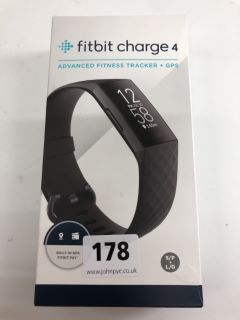 FITBIT CHARGE 4 FITNESS TRACKER IN BLACK: MODEL NO FB417 (WITH BOX)  [JPTN38197]