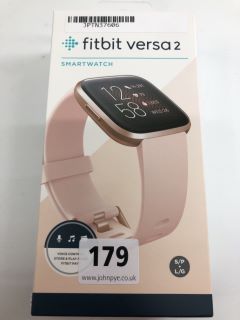 FITBIT VERSA 2 SMARTWATCH IN COPPER ROSE. (WITH BOX & CHARGE CABLE)  [JPTN37606]