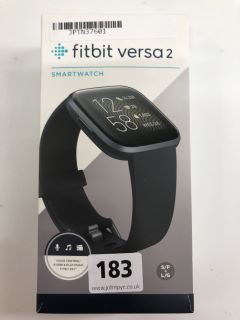 FITBIT VERSA 2 SMARTWATCH IN BLACK. (WITH BOX & CHARGE CABLE)  [JPTN37601]