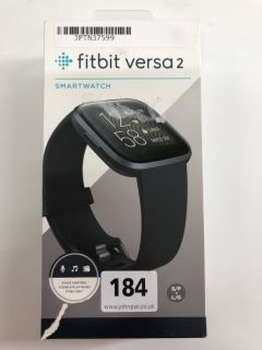 FITBIT VERSA 2 SMARTWATCH IN BLACK. (WITH BOX & CHARGE CABLE)  [JPTN37599]