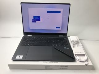 SAMSUNG GALAXY BOOK3 PRO 360 512GB LAPTOP IN GREY: MODEL NO 960QFG-KA2 (WITH BOX, PEN & CHARGE CABLE). INTEL CORE I7-1360P, 16GB RAM,   [JPTN38424]