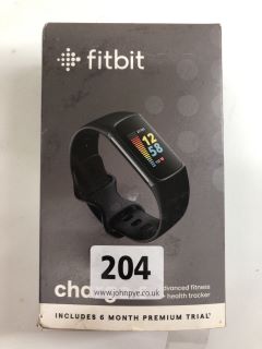 FITBIT CHARGE 5 FITNESS + HEALTH TRACKER IN BLACK: MODEL NO FB421 (WITH BOX)  [JPTN38184]