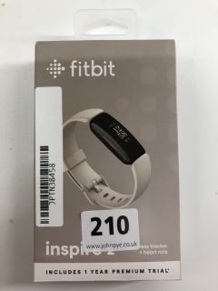 FITBIT INSPIRE 2 FITNESS TRACKER IN BLACK/CREAM. (WITH BOX & CHARGE CABLE)  [JPTN38458]