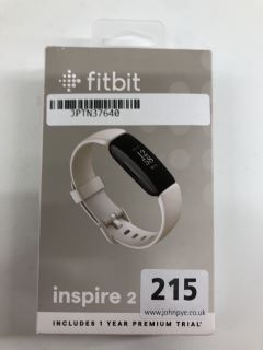 FITBIT INSPIRE 2 FITNESS TRACKER IN BLACK/WHITE. (WITH BOX & CHARGE CABLE)  [JPTN37640]