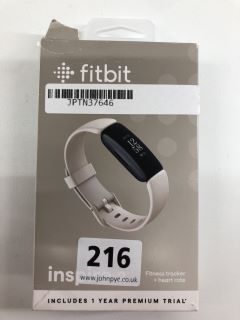 FITBIT INSPIRE 2 FITNESS TRACKER IN BLACK/WHITE. (WITH BOX & CHARGE CABLE)  [JPTN37646]