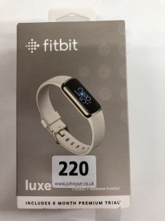 FITBIT LUXE SMARTWATCH IN LUNAR WHITE: MODEL NO FB422 (WITH BOX)  [JPTN38315]