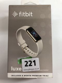 FITBIT LUXE SMARTWATCH IN LUNAR WHITE: MODEL NO FB422 (WITH BOX)  [JPTN38229]