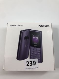 NOKIA 110 4G SMARTWATCH IN PURPLE. (WITH BOX & CHARGE UNIT)  [JPTN38471]