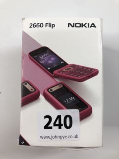 NOKIA 2660 FLIP  SMARTPHONE IN PINK. (WITH BOX)  [JPTN38478]