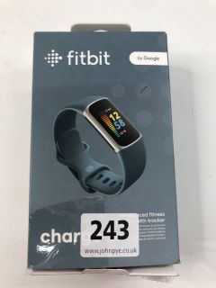 FITBIT CHARGE 5 FITNESS TRACKER IN STEEL BLUE: MODEL NO FB421 (WITH BOX)  [JPTN38525]