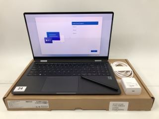 SAMSUNG GALAXY BOOK3 360 256GB LAPTOP IN GREY: MODEL NO NP750QFG-KA2 (WITH BOX & CHARGE CABLE). INTEL CORE I5-1340P, 8GB RAM,   [JPTN38438]