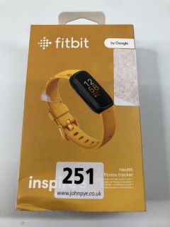 FITBIT INSPIRE 3 FITNESS TRACKER IN MORNING GLOW: MODEL NO FB424 (WITH BOX)  [JPTN38526]