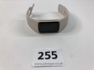 FITIBIT CHARGE 5 FITNESS TRACKER IN LUNAR WHITE: MODEL NO FB421 (NO BOX)  [JPTN38510]